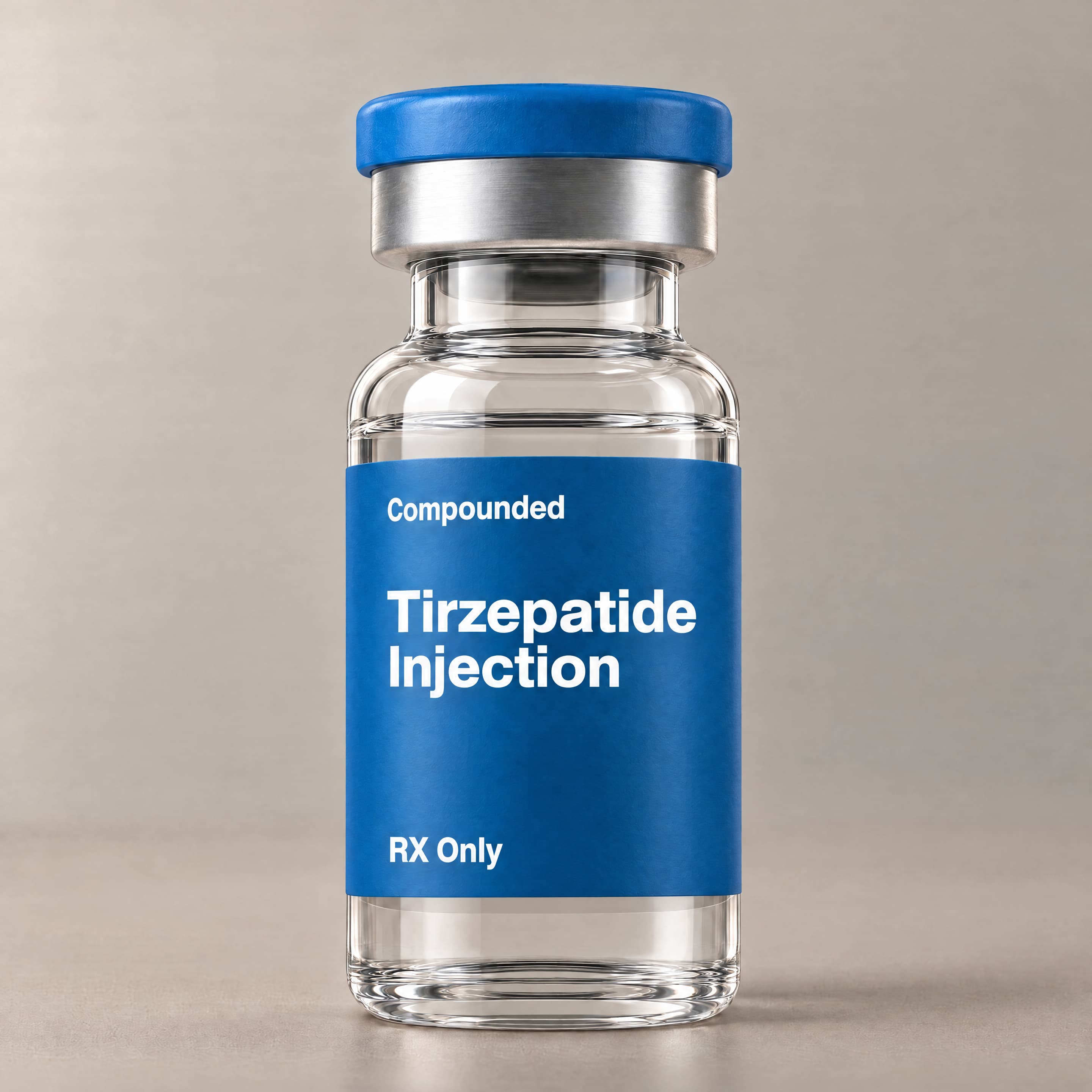 Compounded Tirzepatide vial